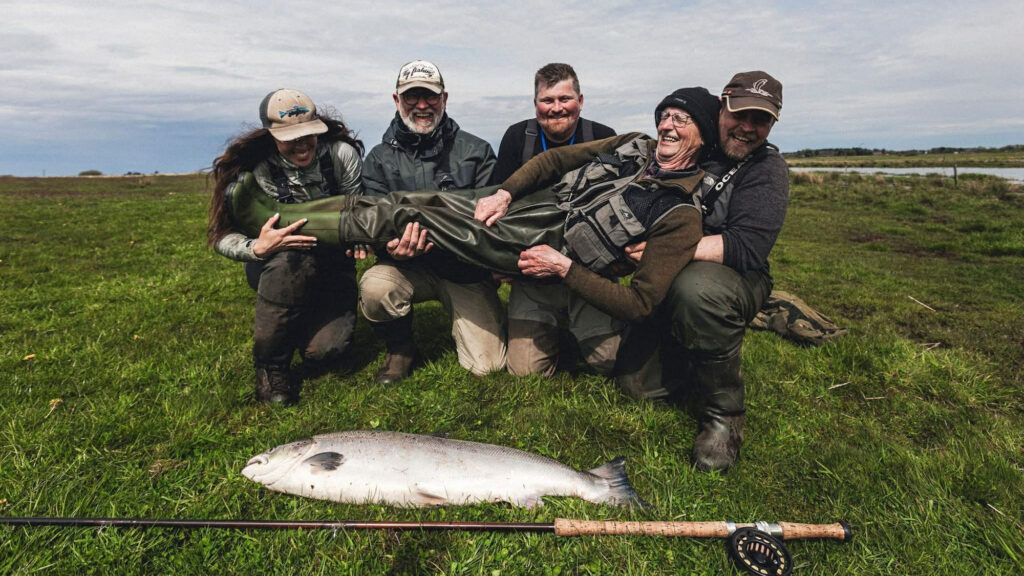 Laksekvoten i Skjern Å