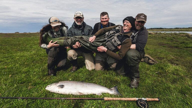 Laksekvoten i Skjern Å